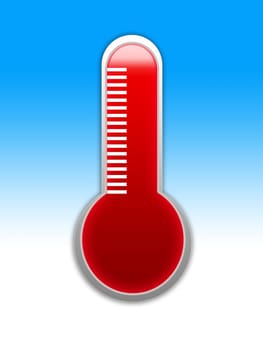 A Illustration of a medical thermometer.