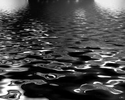 Abstract black and white water background ideal desktop