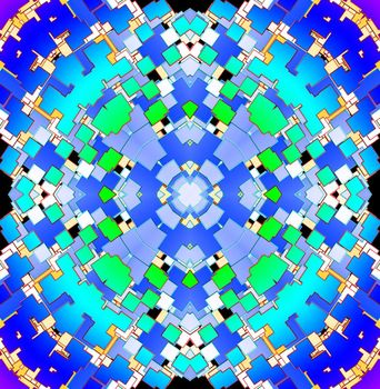 A seamless tile pattern background, that was originally made from an image made out of squares.