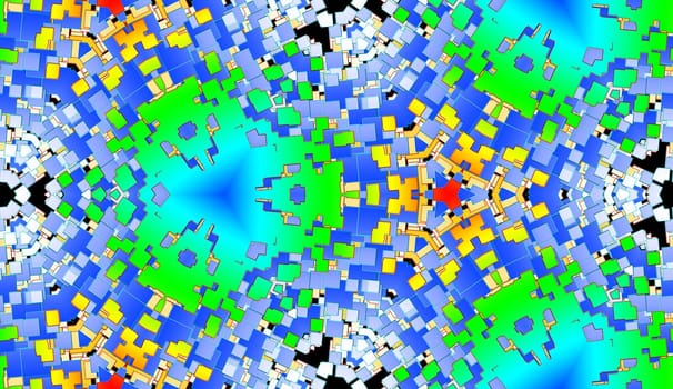A seamless tile pattern background, that was originally made from an image made out of squares.