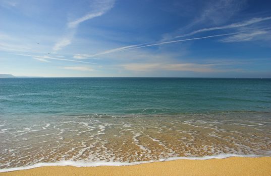 Beach landscape in a beautiful day 