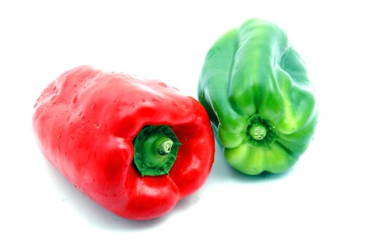 red and green peppers