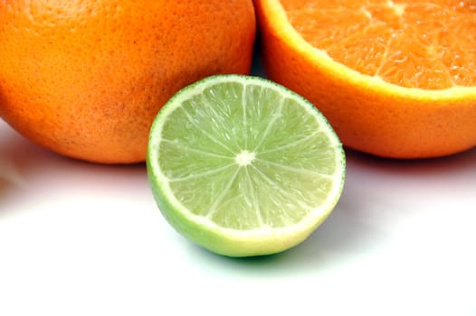 lime and orange