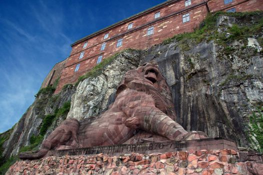 lion of Belfort in france