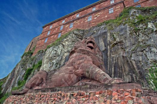 lion of Belfort in france