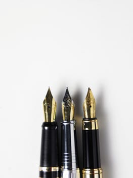 Fountain pen isolated over a white background