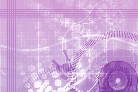 Purple and White Abstract Billboard Background With Copyspace