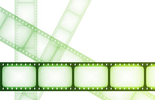 TV Channel Movie Guide on Abstract Background