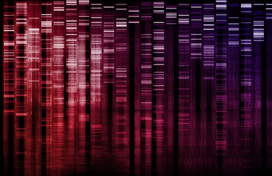 Digital Abstract Data Media As a Art