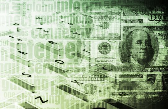 Internet World Wide Web Abstract Tech Background
