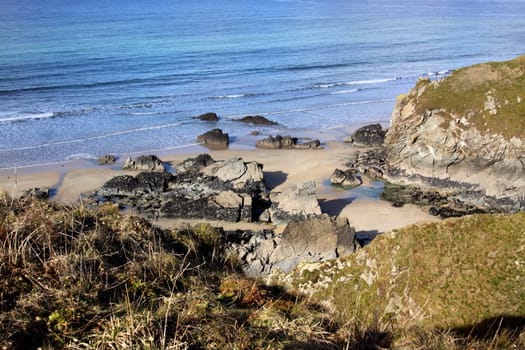 Tolcarne Beach Newquay Cornwall England