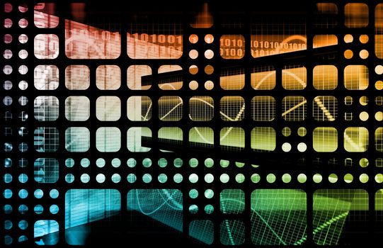 Business Abstract Technology as a Background Art