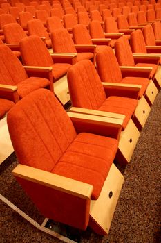 Interior of the big auditorium at theatre

