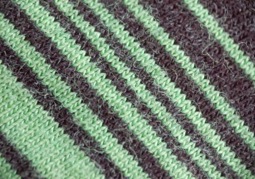 macro pattern of striped black - green textile fabric