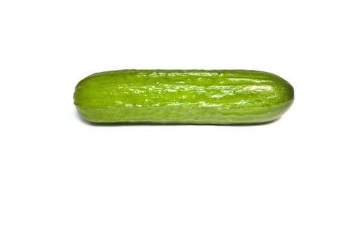 Fresh high resolution photo of an isolated cucumber.