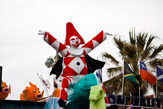 The Burlamacco. Mask represents the carnival of Viareggio 