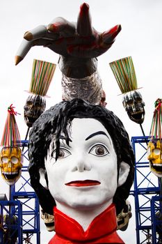 A float at the carnival of Viareggio 