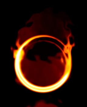 An illustration of a nice abstract fire ring