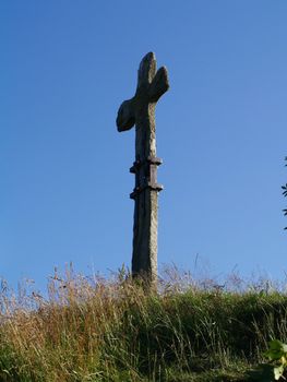 old stone cross