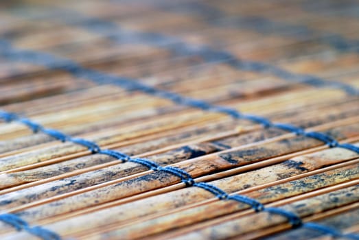 Bamboo table runner taken with macro lens.