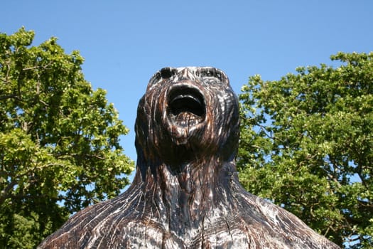 a sculpture at Bolærne i Norway