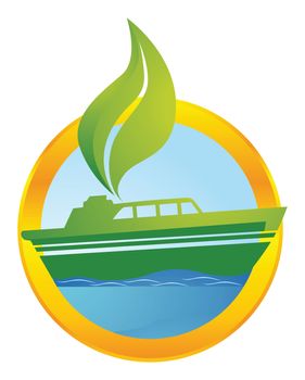ecological transport, ship running on bio energy
