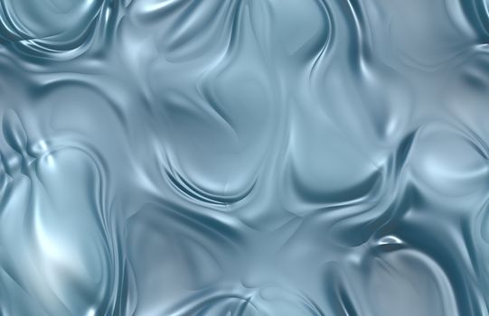 Seamless Water Background in Blue Waves Flowing