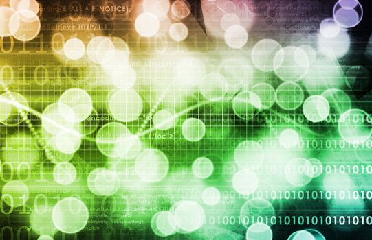 Digital Abstract Data Media As a Art