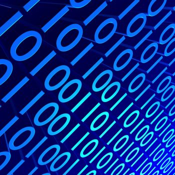3D background image of blue binary digits.