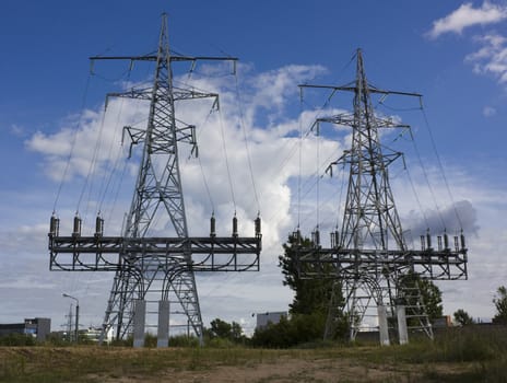 Electricity Transmission Line.