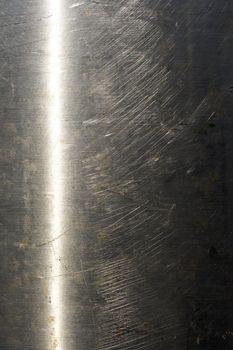 a close up picture of metal pipe