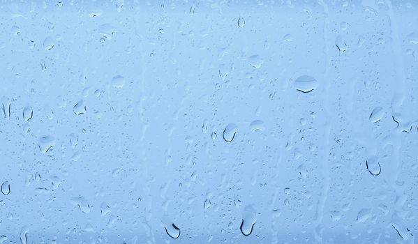 a picture of water drops on window