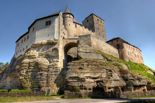 Kost Castle - large Gothic castle - is located in the Jicin District of the Czech Republic