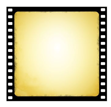 Old film strip in grunge style