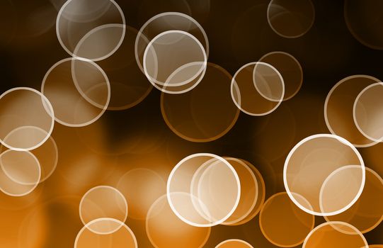 Blurry Pattern Abstract on Many Colorful Circles