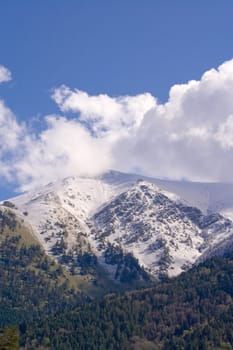 Magnificent mountain panorama
