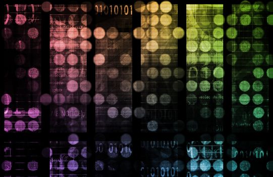 Digital Background Internet Concept as a Art