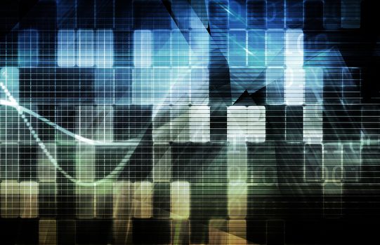 Security Network Data of the World Background