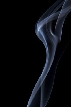 Abstract shot of the smoke