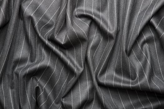 High quality pin stripe suit background texture with folds