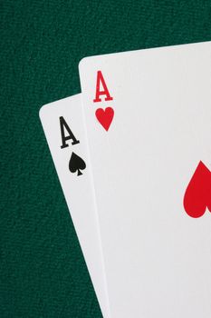 Pocket aces - the best startinghand in texas holdem poker