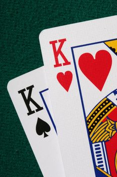Pocket kings macro - a very strong hand in texas holdem poker