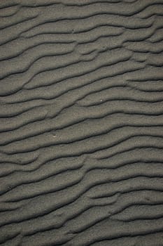 Waves in beach sand