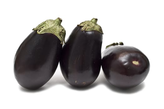 Eggplant isolated on white background.