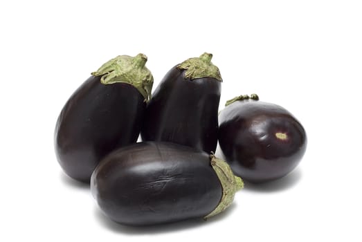 Eggplant isolated on white background.