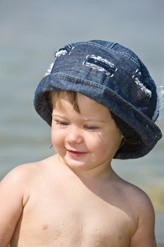 people series: portrait of smiling little girl