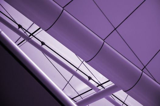 abstract detail in modern roof