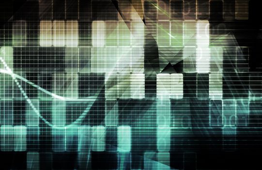 Technology Background as a Digital Abstract Art