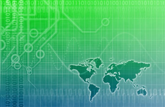 A Global Business Abstract Background Art Texture
