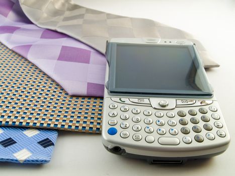 Close Up PDA and Neck Ties Showing Pattern